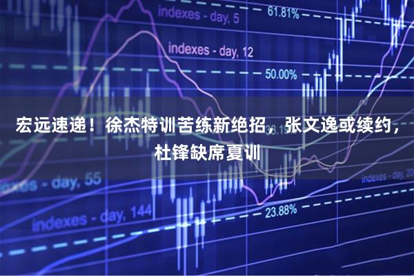 宏远速递！徐杰特训苦练新绝招，张文逸或续约，杜锋缺席夏训